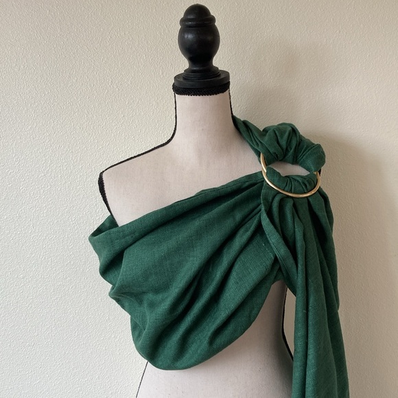 SAKURA BLOOM | Maven Silk 🌲Ring Sling “woodland” - Picture 2 of 10